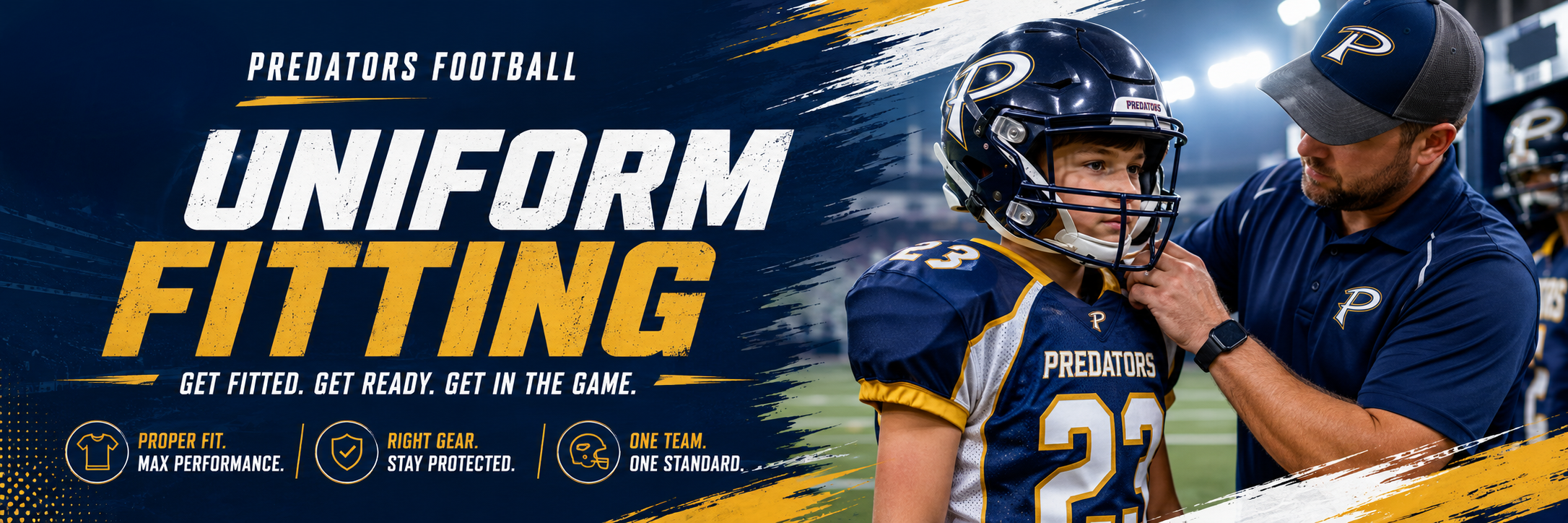 Game day action — 1200 × 400px