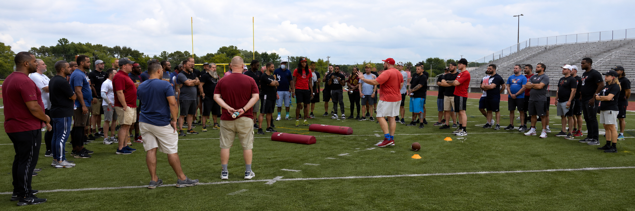 South Pasco Predators coaches on the field